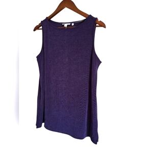Chico's Purple Sleeveless Tank Top